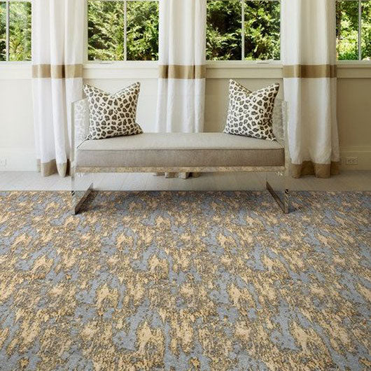 Reciprocity Golden modern carpet