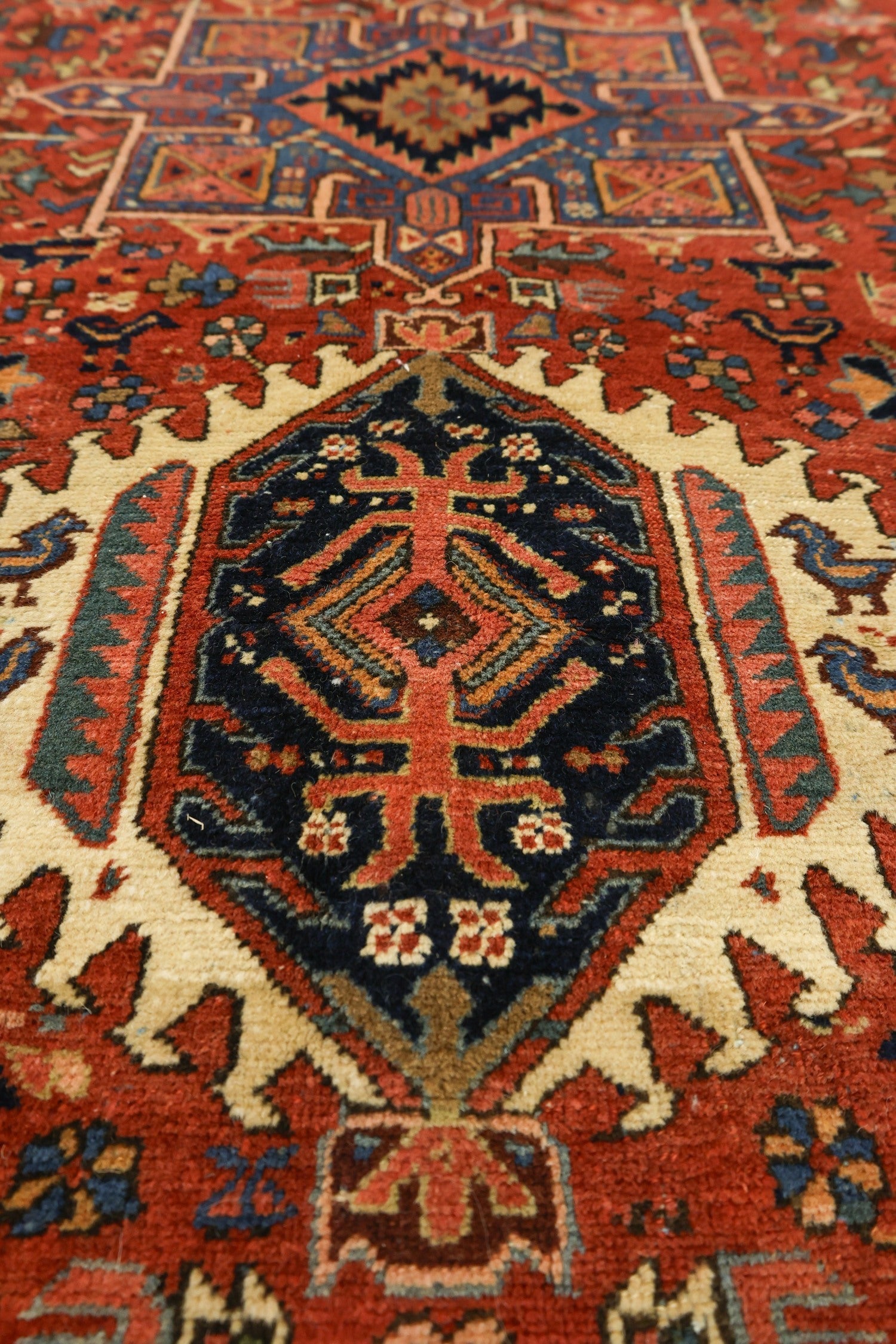 Antique Persian Heriz Tribal Runner 72050 Nazmiyal Antique Rugs