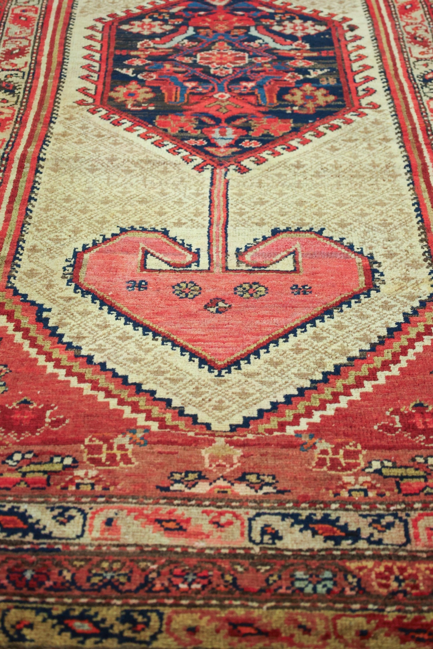 Antique Persian Heriz Tribal Runner 72050 Nazmiyal Antique Rugs