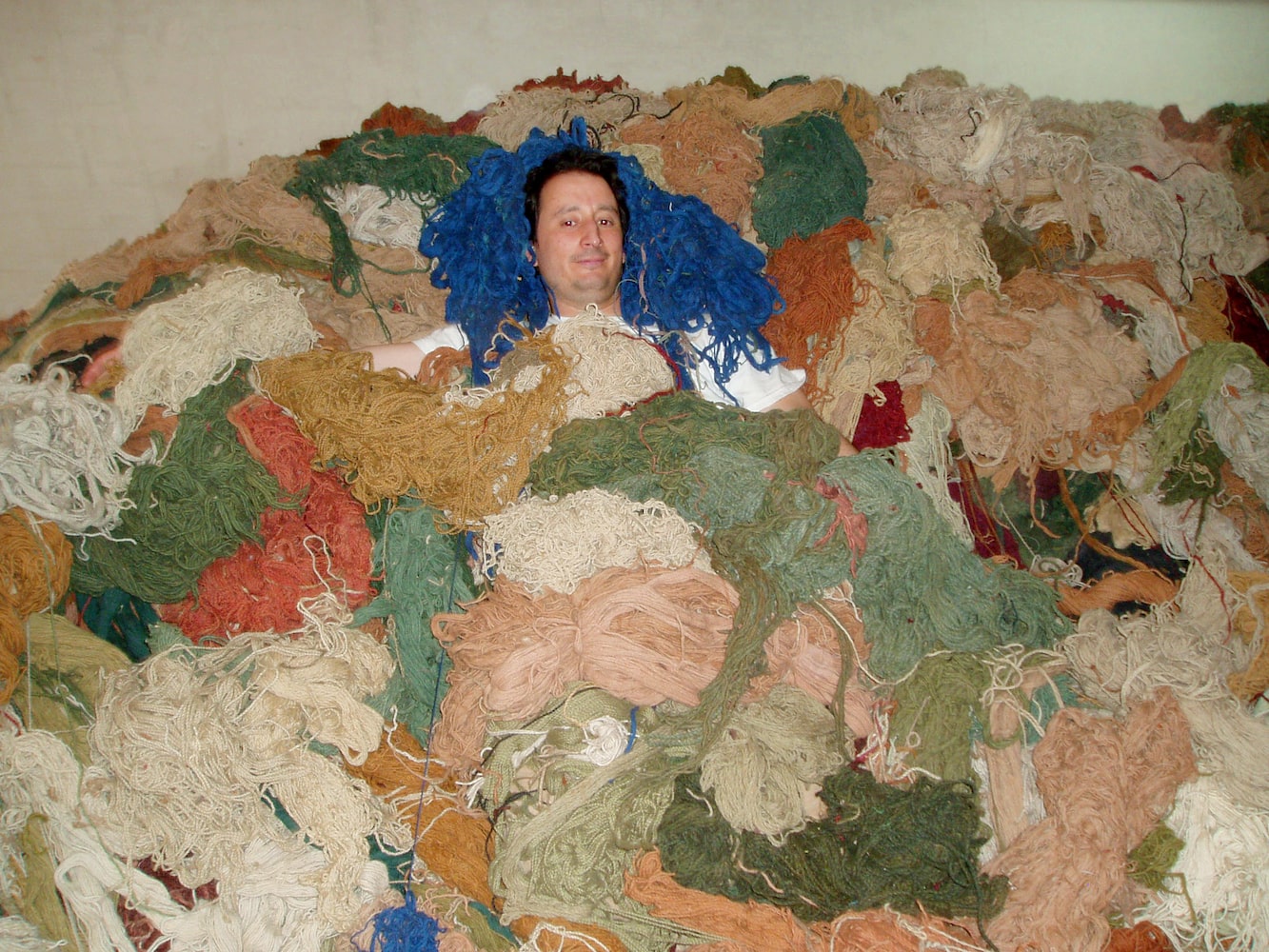 wool fibers for making rugs