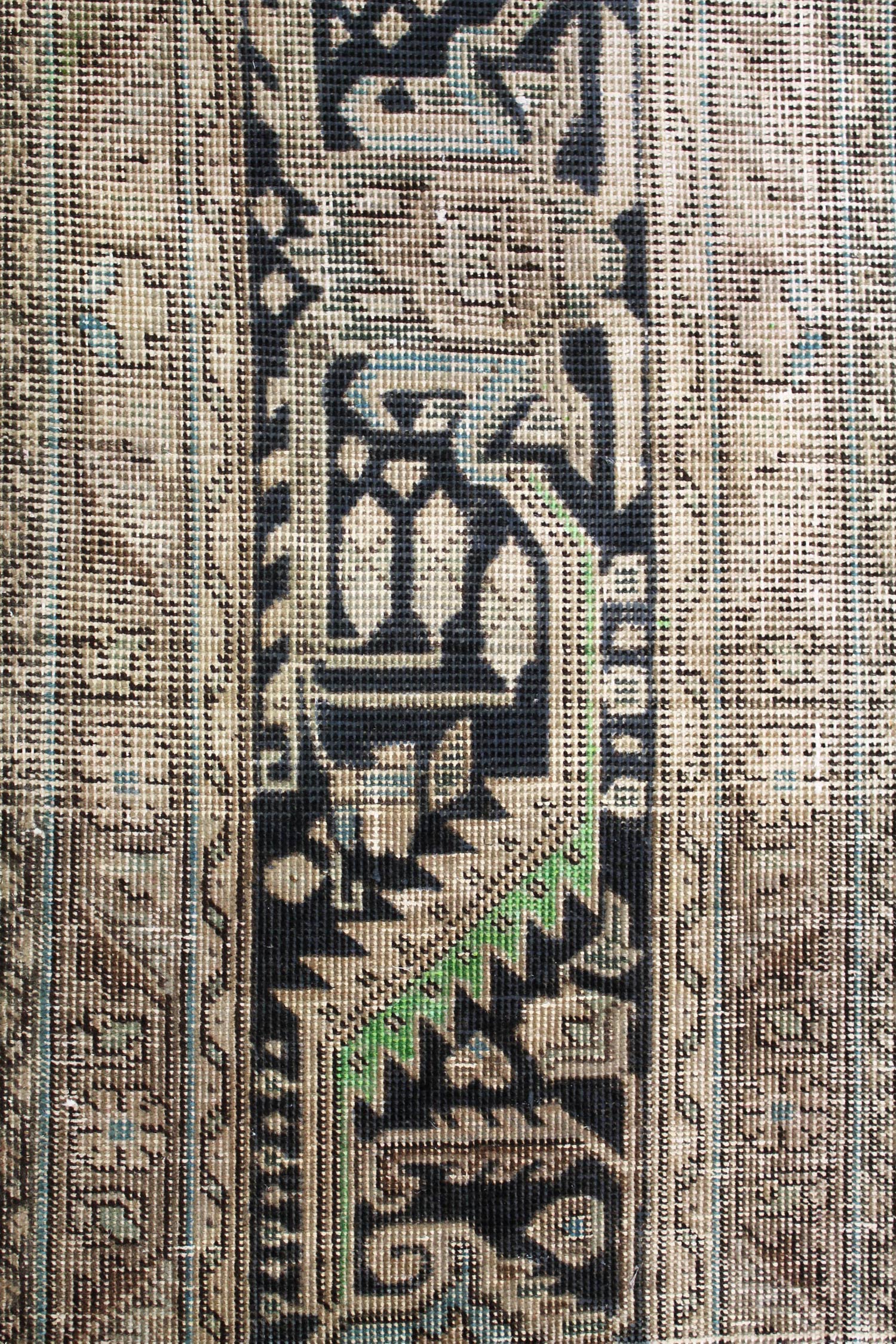Vintage Tabriz Handwoven Transitional Rug
