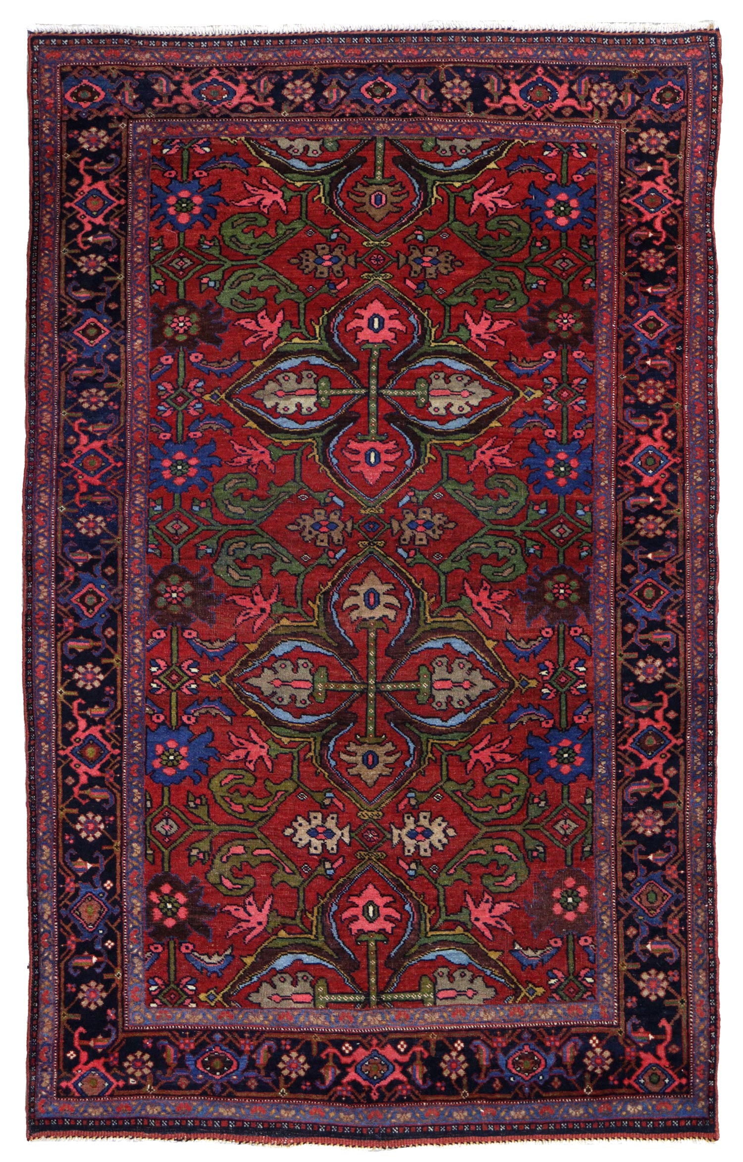 Bijar Persian Rug, 2.4 x 3.6 Ft.