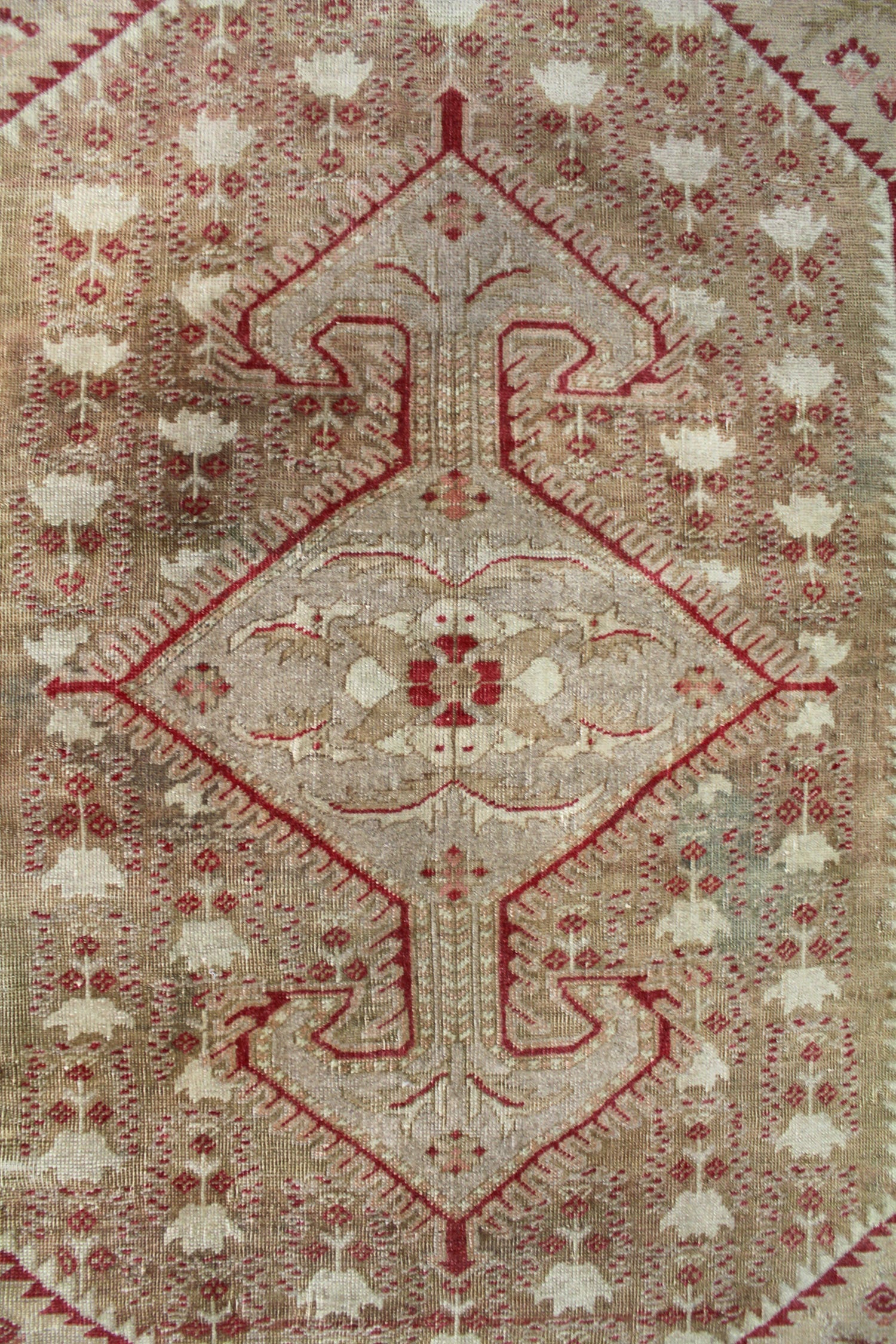 Vintage Kirsehir Handwoven Tribal Rug, J63381