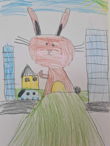 Drawing of a bunny