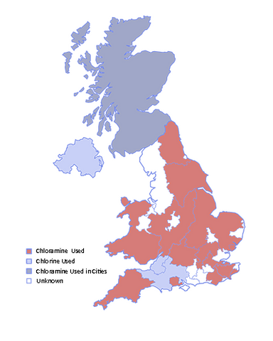 Chloramine in the UK