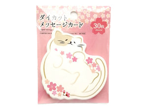 Cute cat and flower theme notepad
