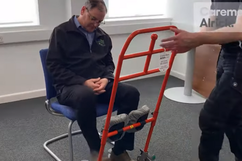 ReTurn standing aid demo by Caremed Alrick
