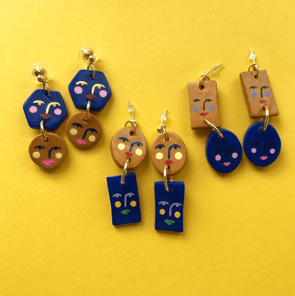 Face earrings