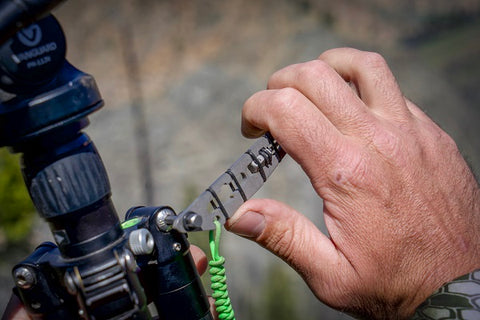 Goat knives Capra Hunter Ti multi-tool in use.