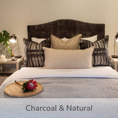 Charcoal & Natural Bedroom