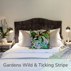 Gardens Wild & Classic Ticking Bedroom