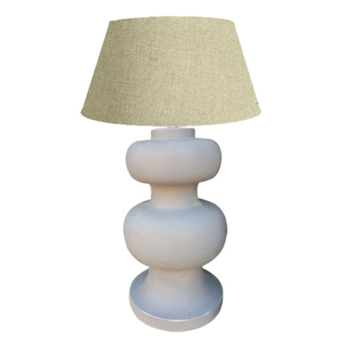 large grey lamp base