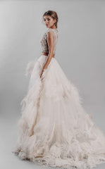 Stephanie Allin 2-piece wedding dress