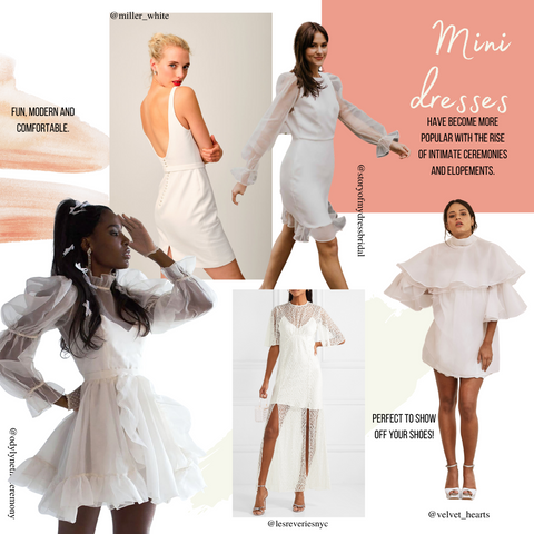 mini dresses for wedding trend for 2022