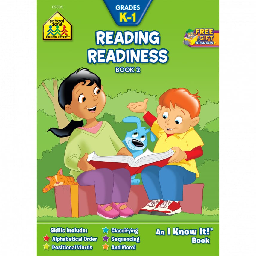 School Zone Reading Readiness Grades K-1 Workbook (Book 2)