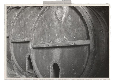 Barricas de vino viejas
