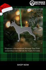 doberman dog christmas ornament