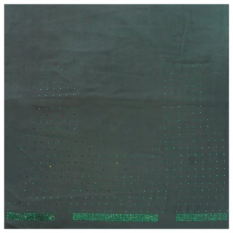 Green Satin Saree