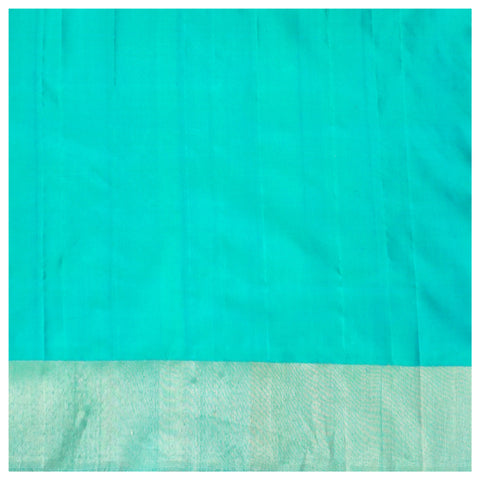 Blue Silk Kanjeevaram Saree