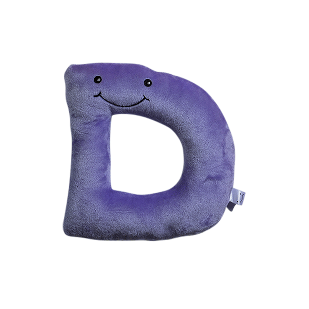 purple letter d