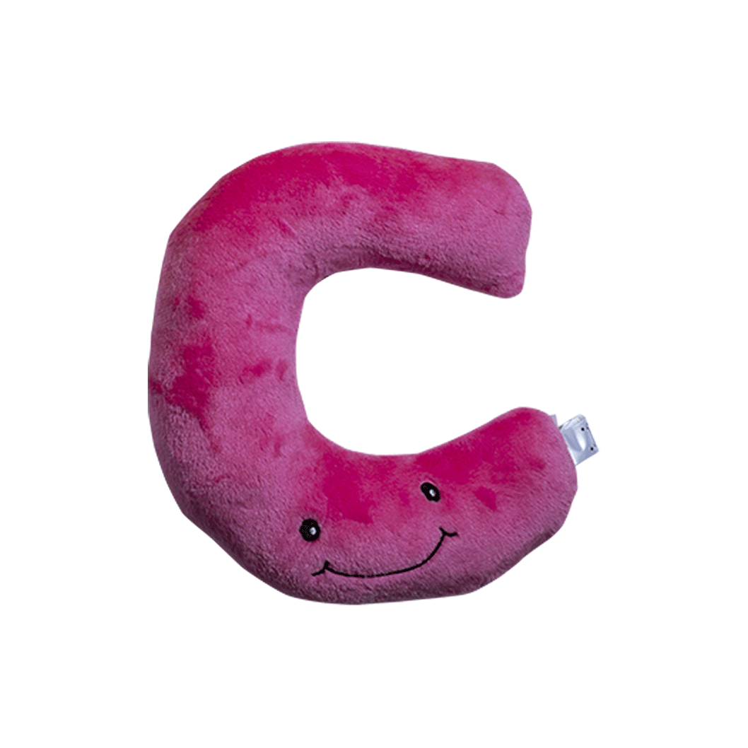 c letter pink