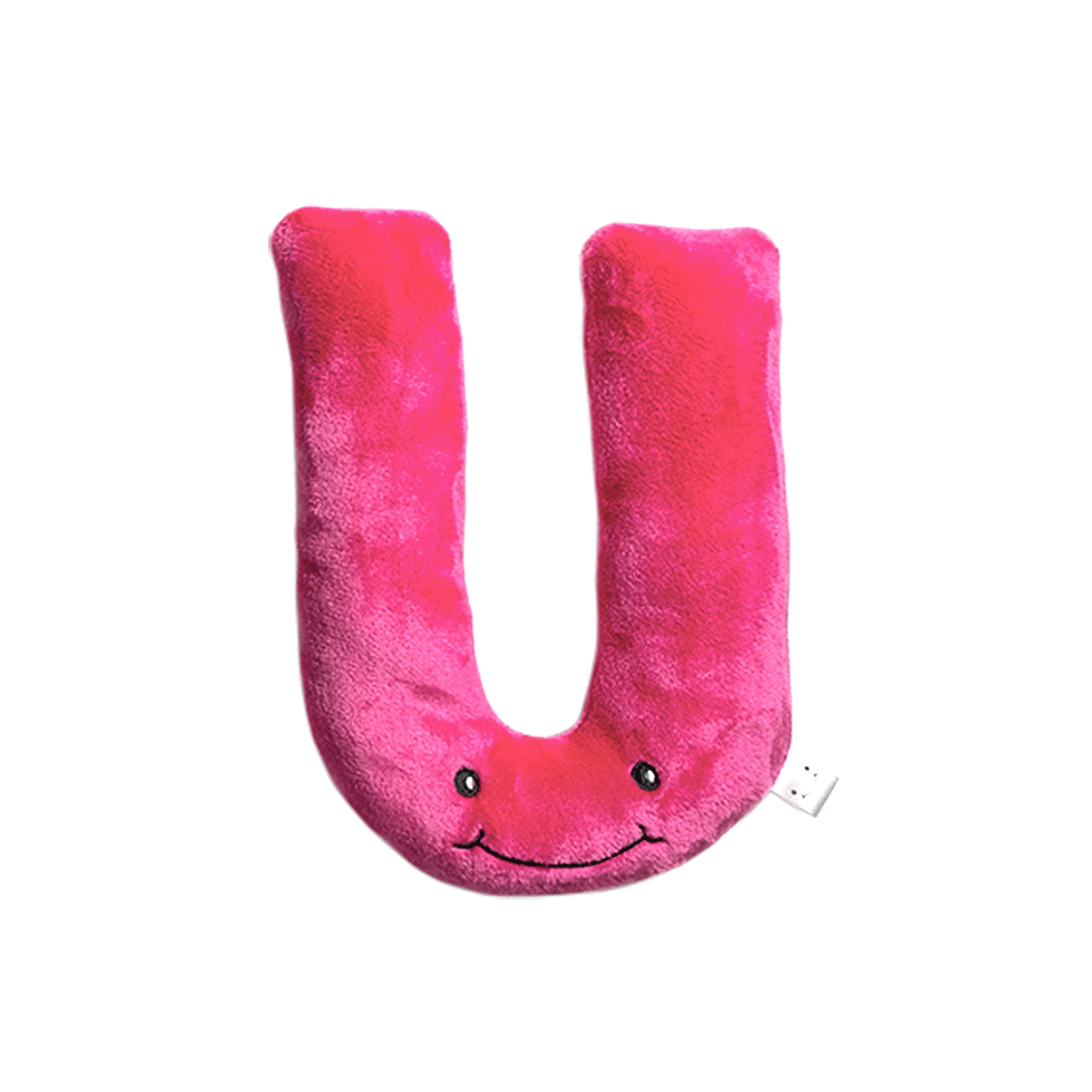 color: Pretty Pink - toy that starts with letter u