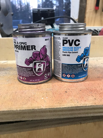 pvc primer and cement