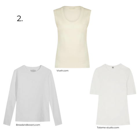 White base - tank top, t-shirt