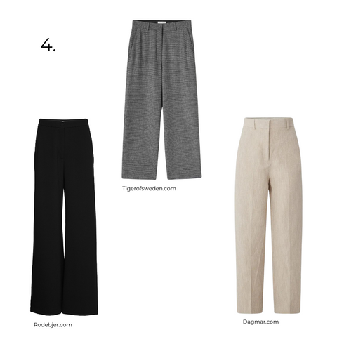 Pantalon de costume femme