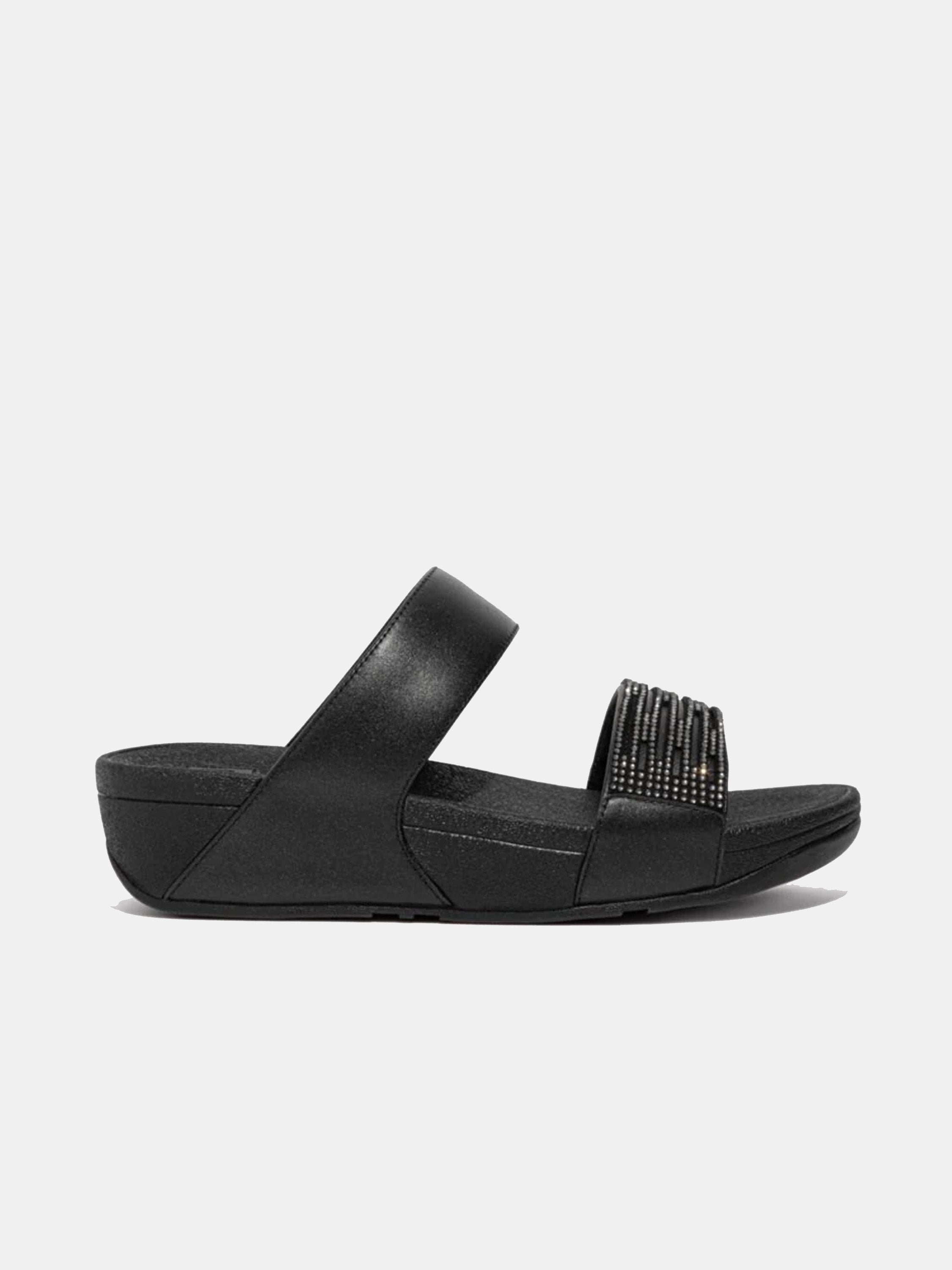 Fitflop Women s Hallye Chain Leather H Bar Slides