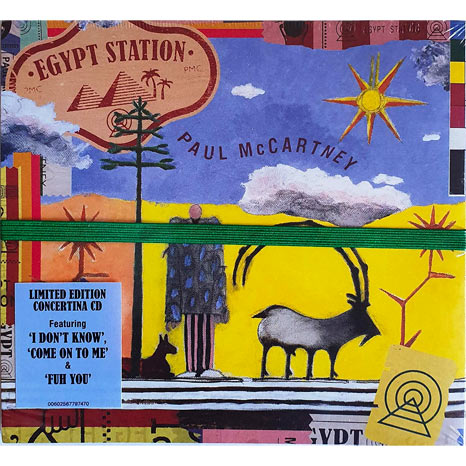 Paul McCartney / Egypt Station limited edition 'concertina' deluxe CD ...