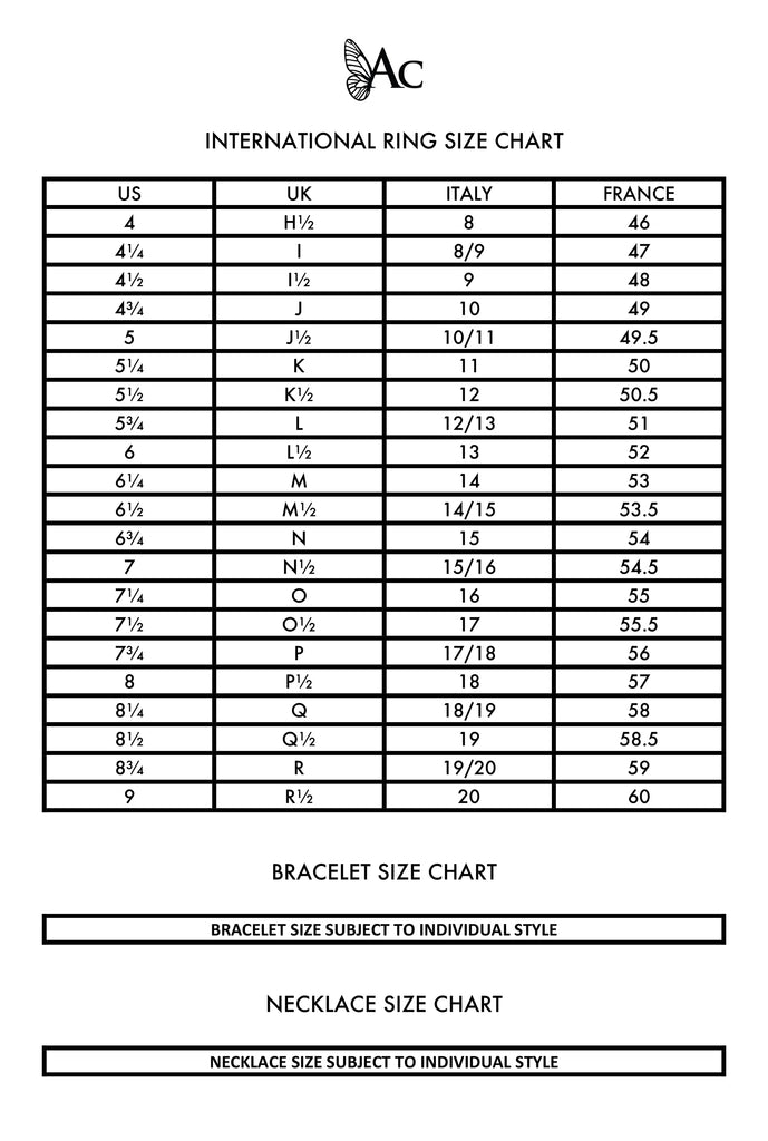 AC SIZE CHART – Anabela Chan Joaillerie