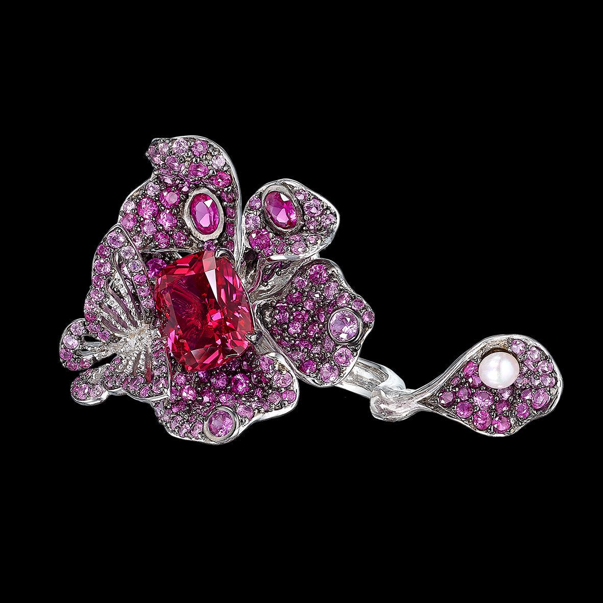 Pink Tourmaline Swallowtail Ring – Anabela Chan Joaillerie