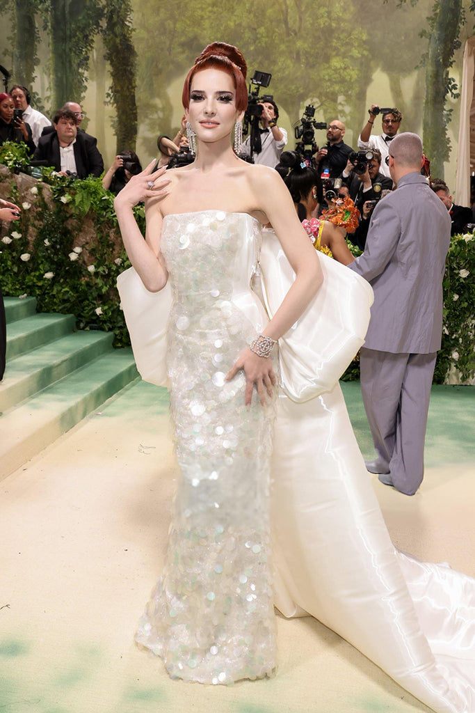 Hari Nef - Diamond Cascade Earrings x 2024 Met Gala_ “Sleeping Beauties_ Reawakening Fashion”