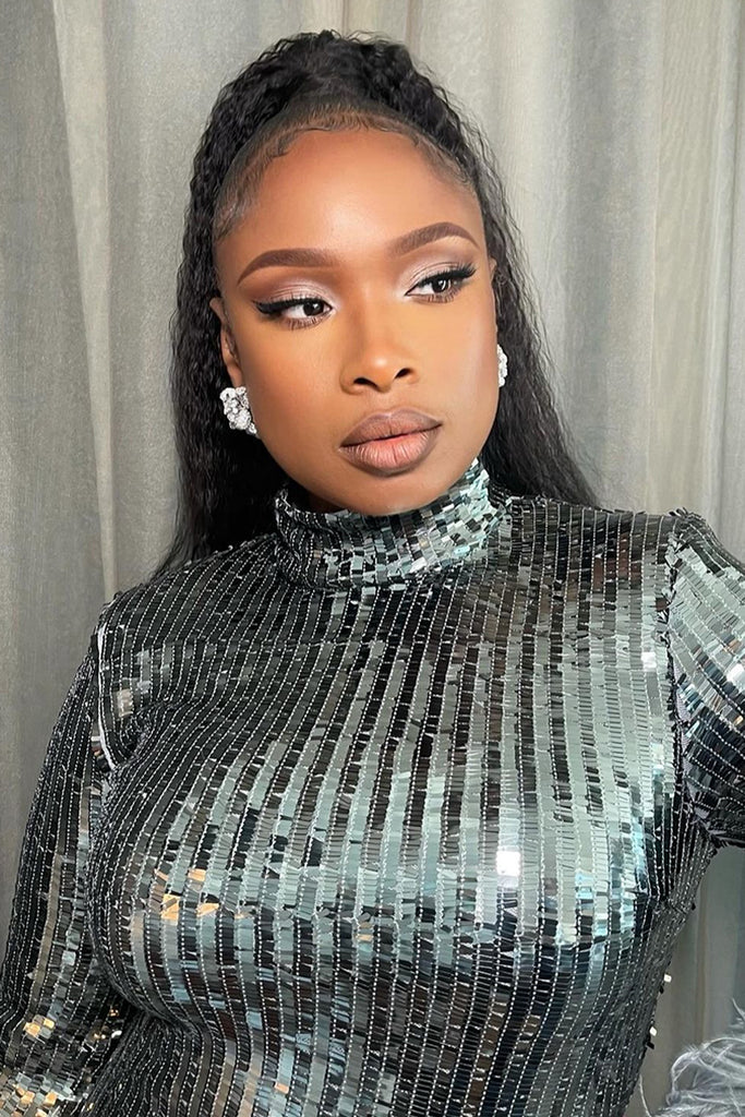 Jennifer Hudson wears Diamond Bloomingdale Earrings to the 2024 iHeartRadio Music Awards on April 1, 2024 in Hollywood, CA