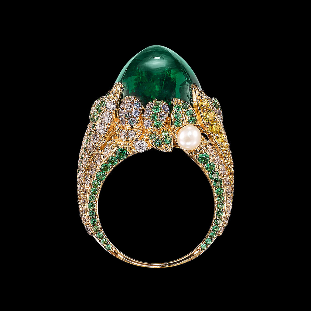 Emerald Sugarloaf Berry Ring – Anabela Chan Joaillerie