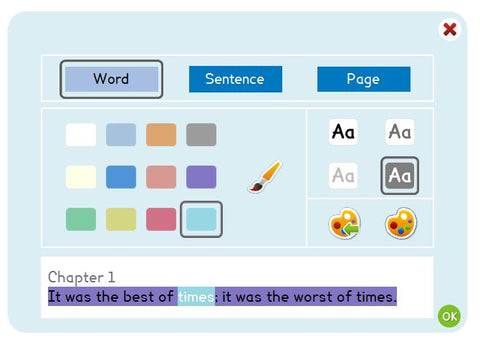 Open LORE Read Color Chooser