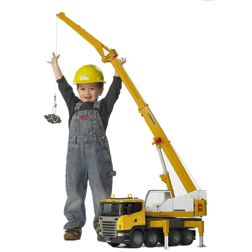 MACK Granite Liebherr Crane Truck (02818) — Splash Toy Shop