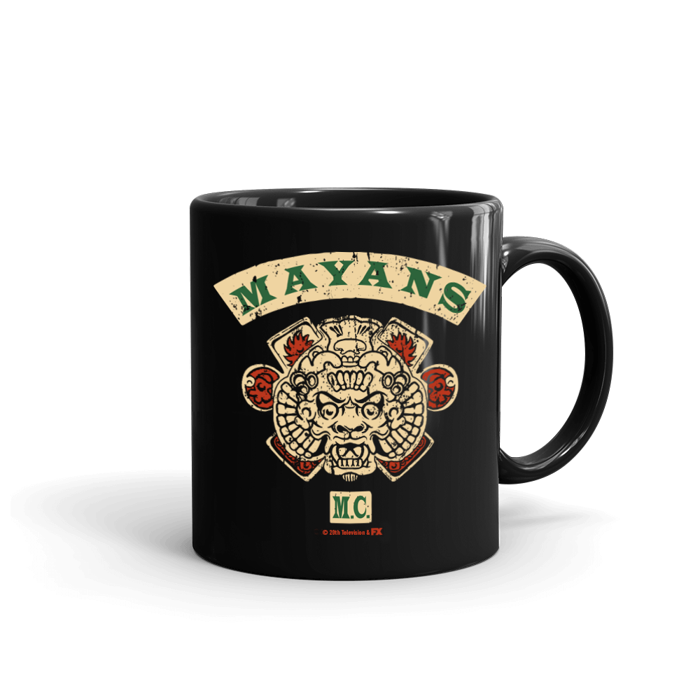 Image of Mayans M.C. Emblem Black Mug