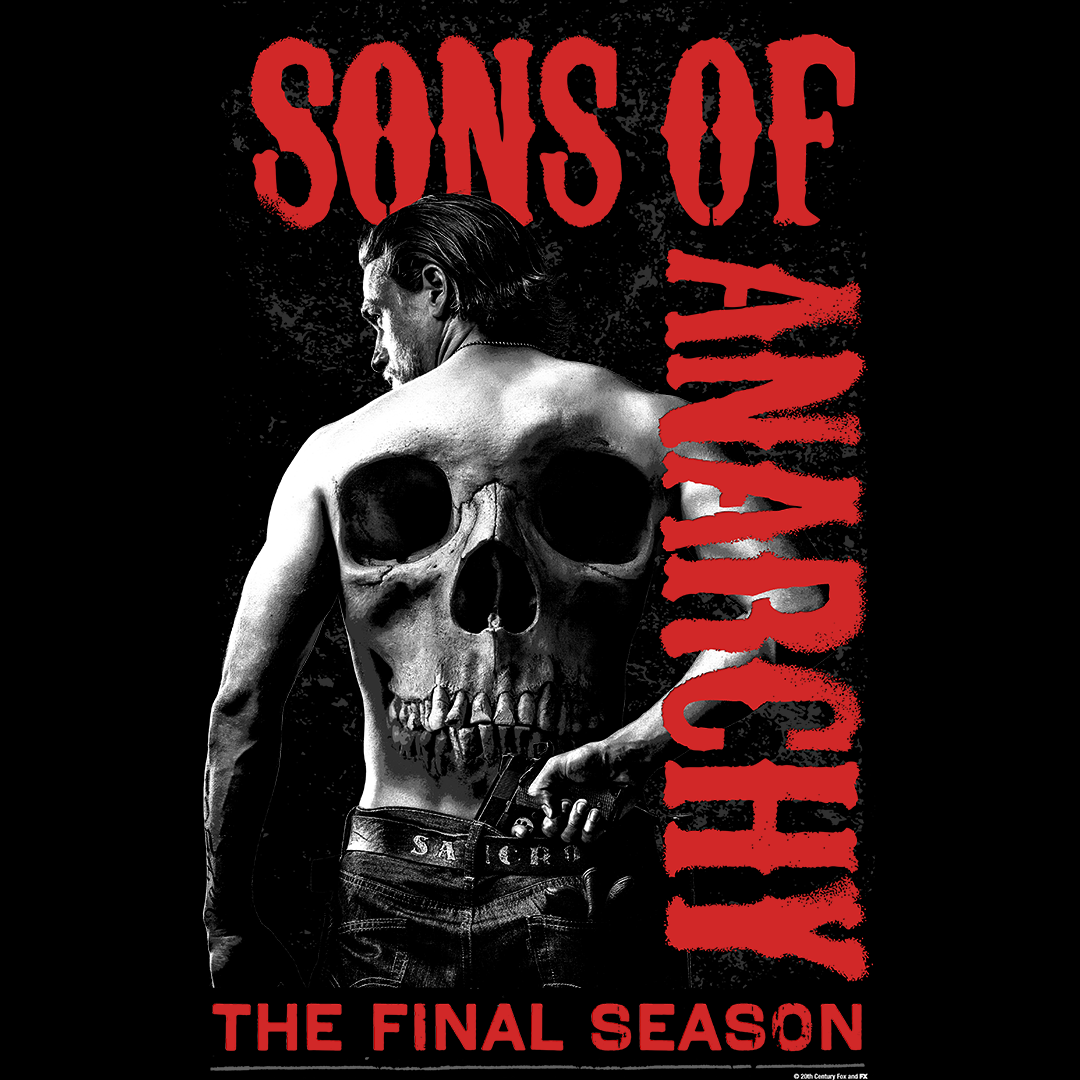Sons of Anarchy FX Short Networks Sleeve Shop Adult T-Shirt Logo 