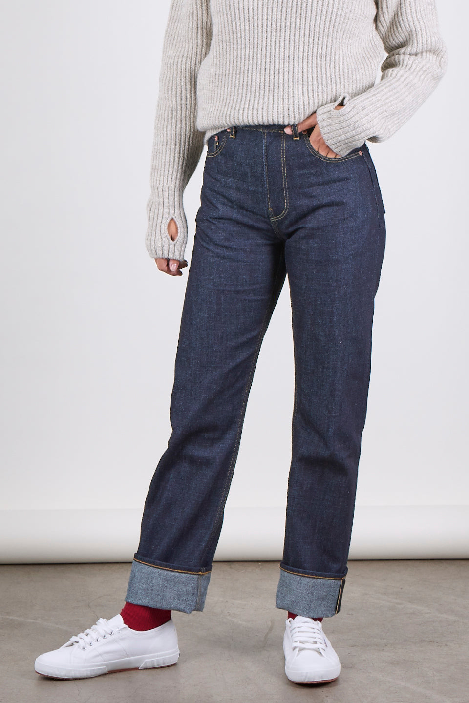 straight line jeans