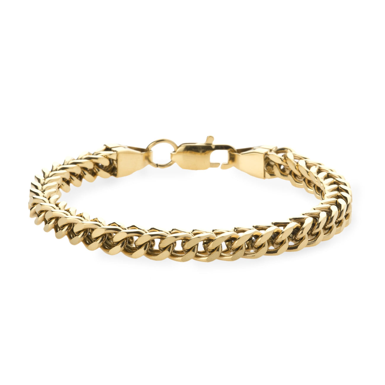 6mm Gold Franco Chain Bracelet – SpicyIce