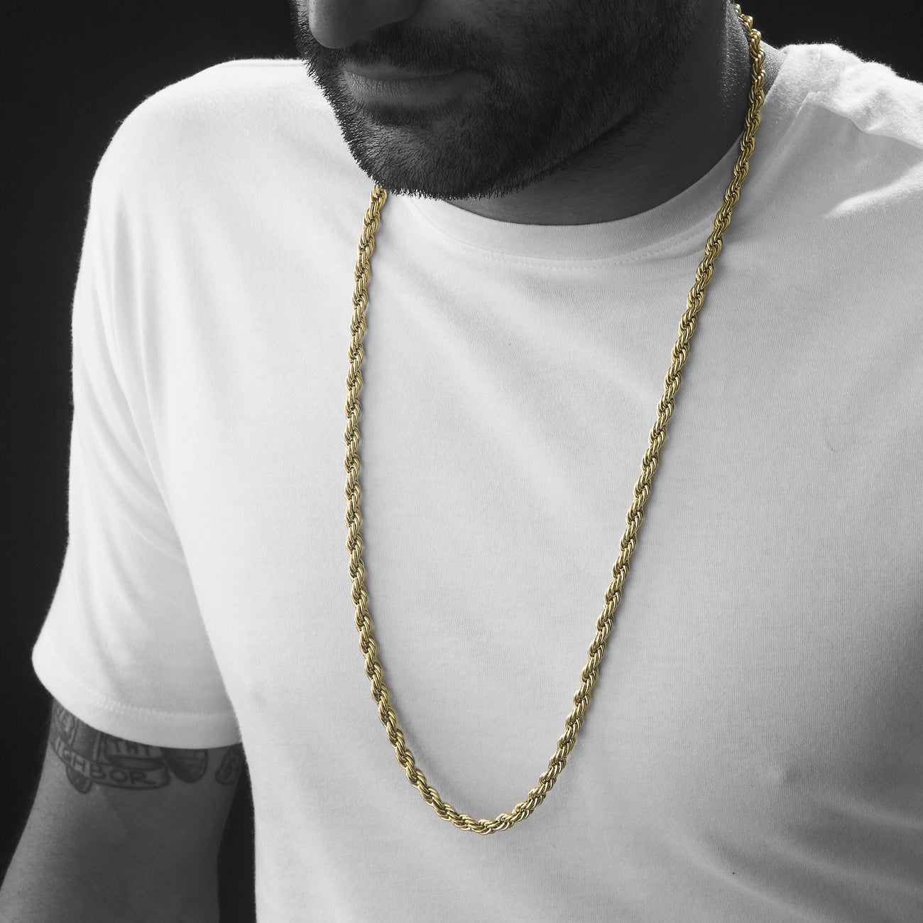 6mm Gold Rope Dookie Chain – SpicyIce