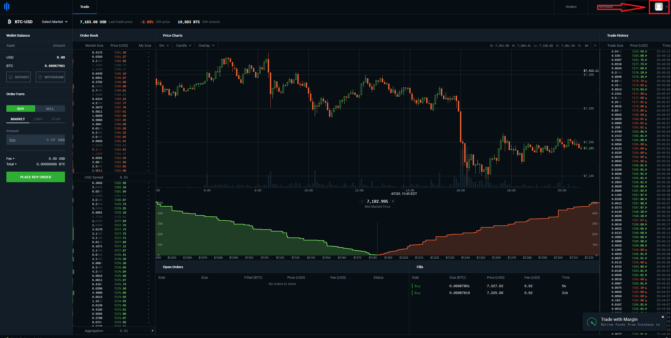 Coinbase Pro – RealSync