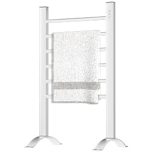 Towel Warmer 2-in-1, with Built-in Timer, Heated Towel Rack,