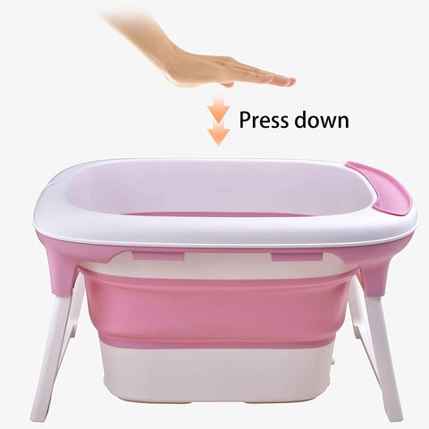 Baby Bath tub Large Portable Folding Collapsible Baby