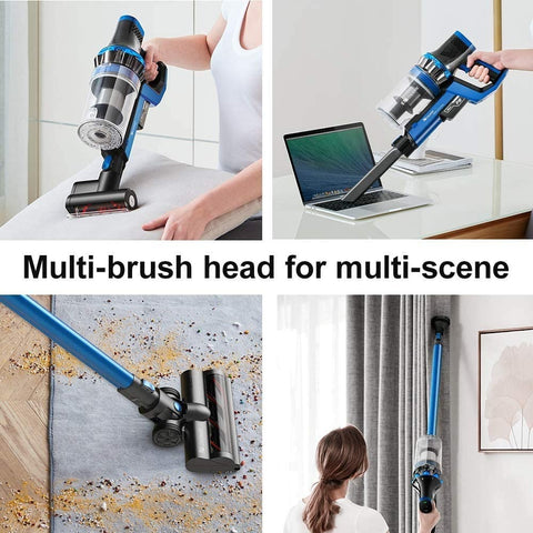 Cordless Vacuum Cleaner, 23000Pa Powerful Suction, LED Touch