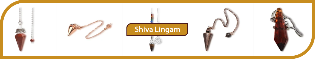 Pendule en Shiva Lingam