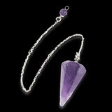 Améthyste Pendule Classique de couleur violette