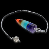 Purifier Pendule amethyste avec sa chainette en argent